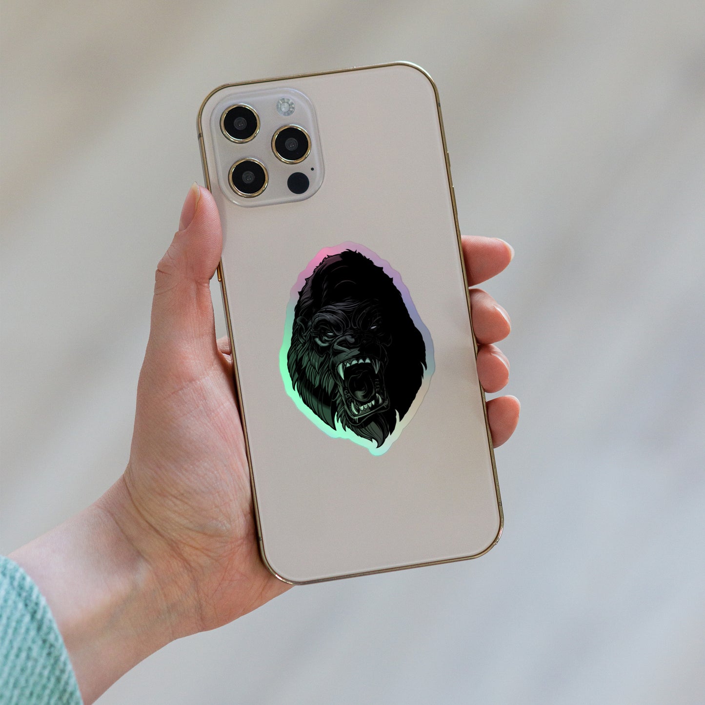 Ape_Rebel Holographic stickers